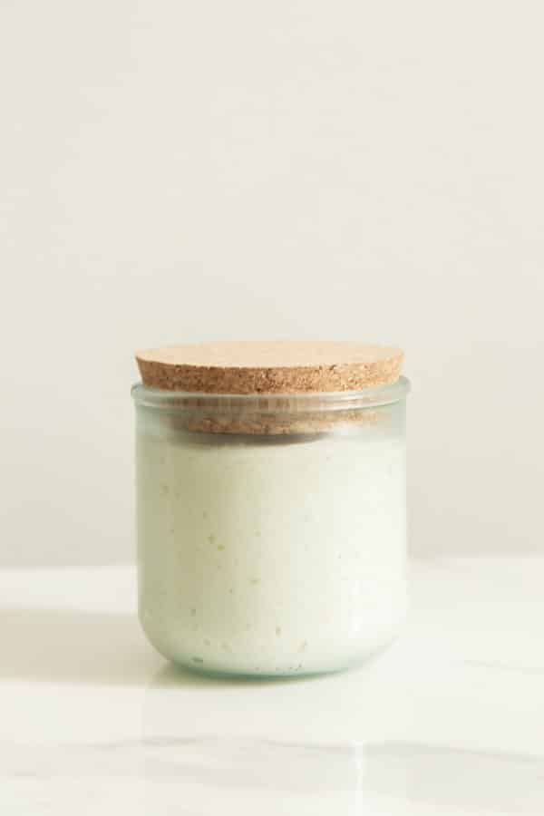 Whipped Shea Butter in the 10 oz recycled glass jar with cork lid